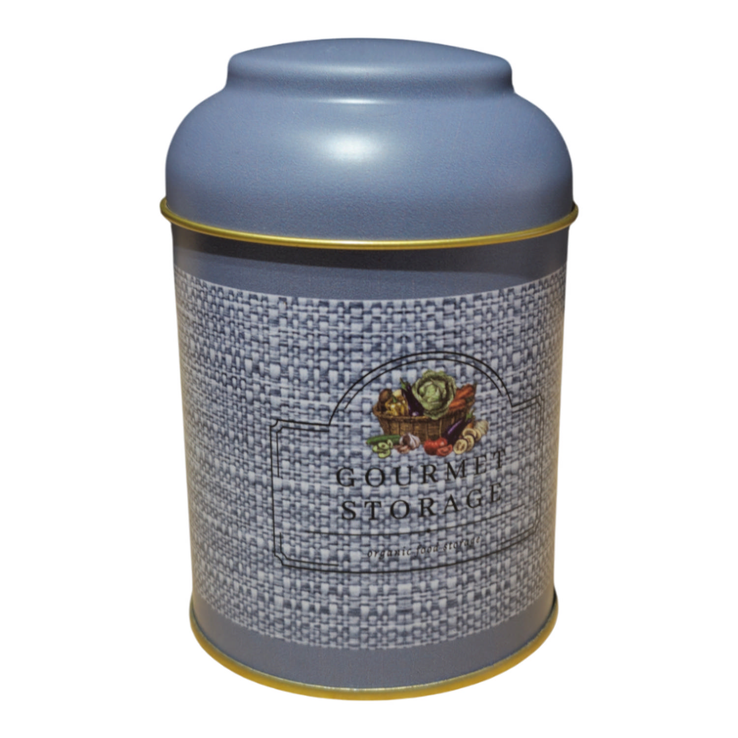 Gurme Saklama Koleksiyonu Yuvarlak Metal Kutu - Ø90x110 mm (0,6 L) — Yuvarlak Kutular — görsel 3 / 3 — Tinbox