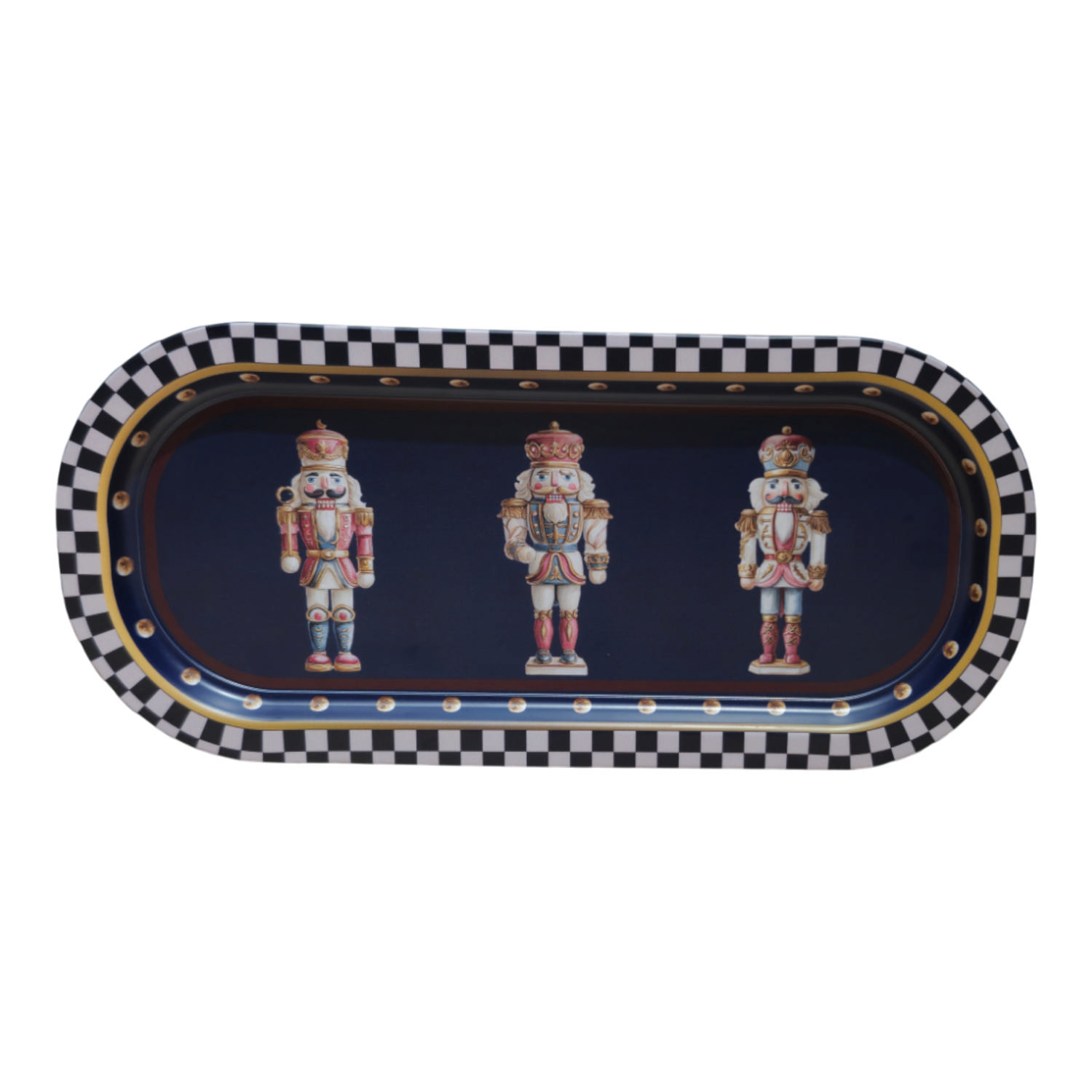 Fındıkkıran Geçit Töreni Koleksiyonu Metal Dikdörtgen Tepsi - 160x350 mm — Tepsiler — görsel 3 / 5 — Tinbox