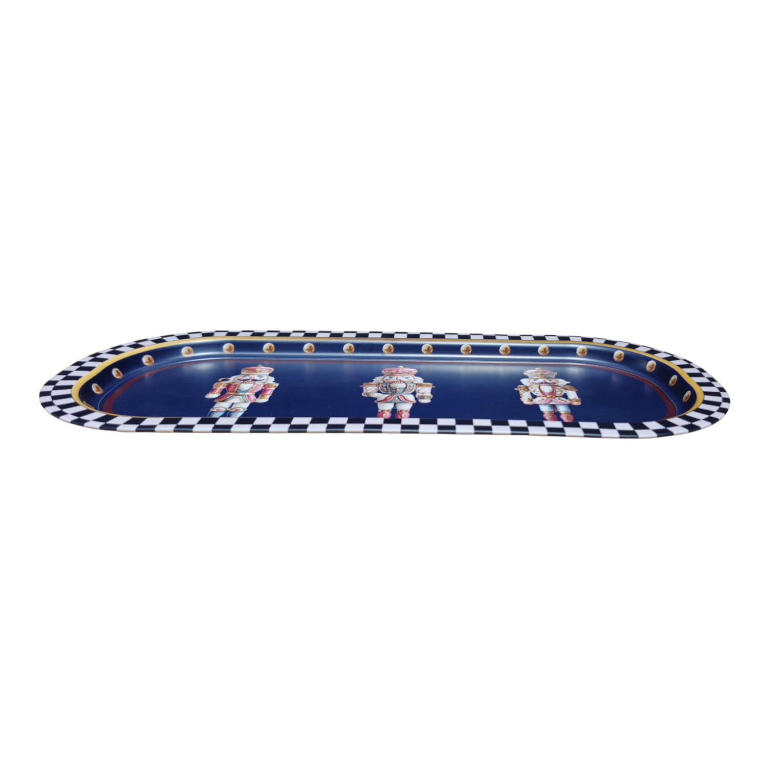 Fındıkkıran Geçit Töreni Koleksiyonu Metal Dikdörtgen Tepsi - 160x350 mm — Tepsiler — görsel 5 / 5 — Tinbox